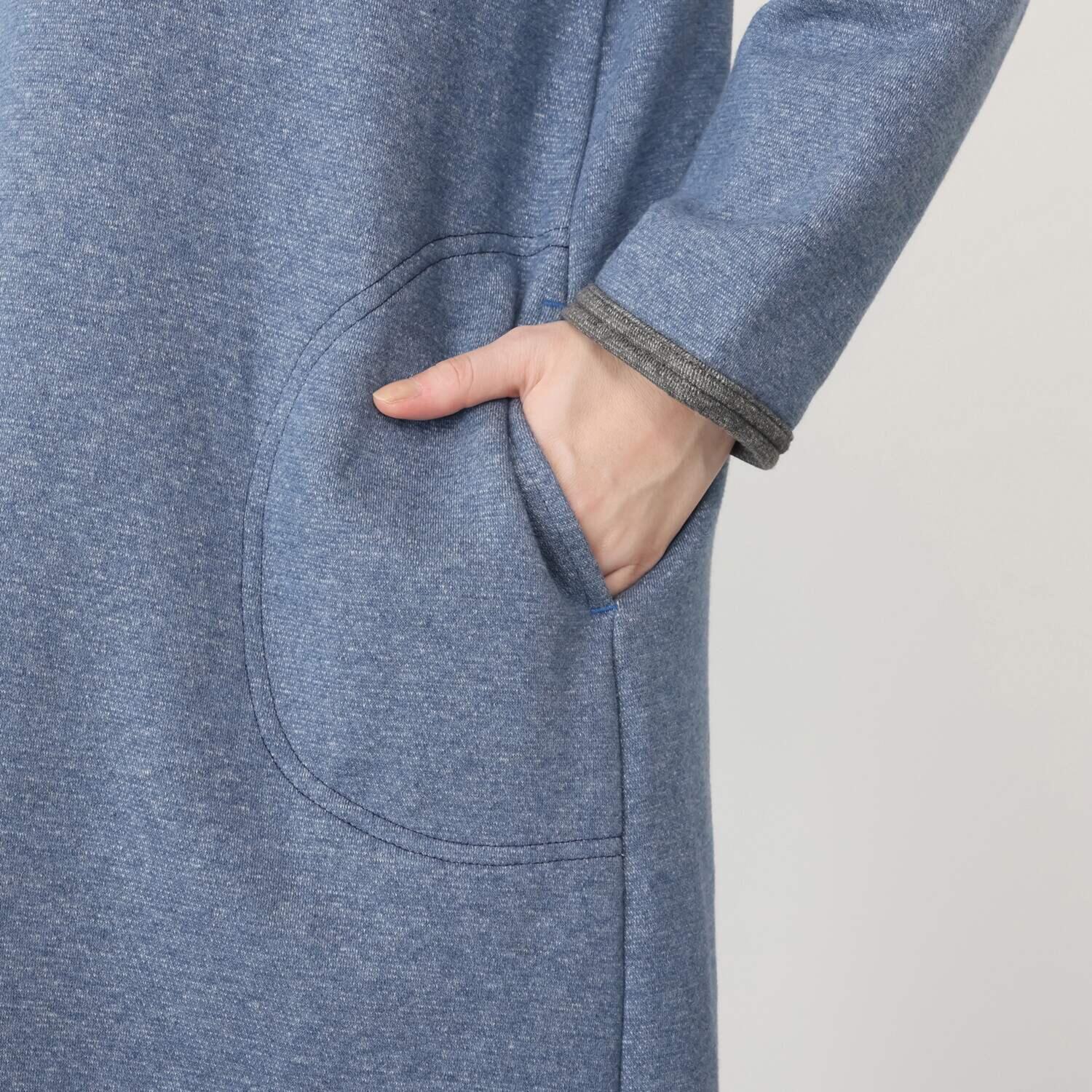 シロヤイチガントウキョウ リバーエース（Ｒ） 裏毛起毛 ラグランスリーブ ワンピース