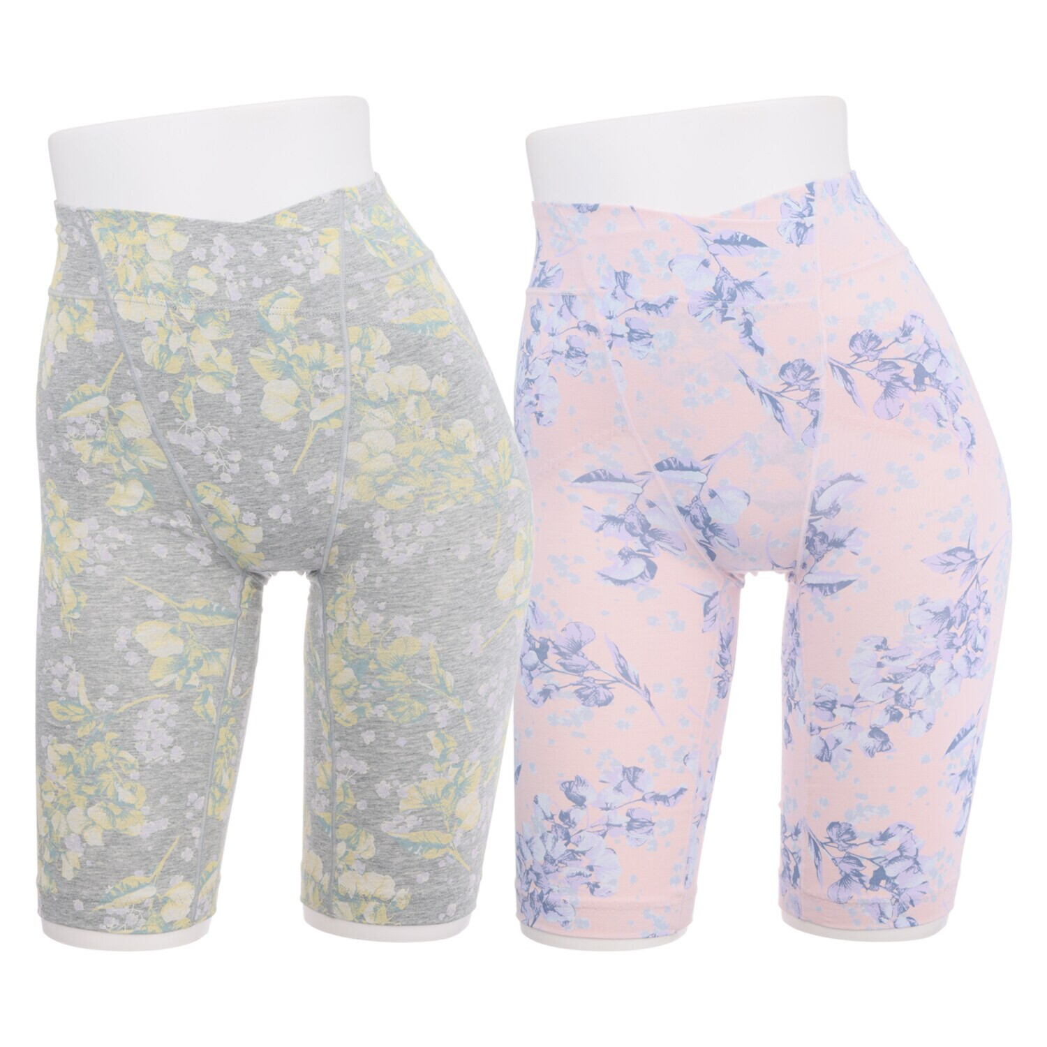 うつくＣ 綿混すっきりサポート 五分丈ボトム２枚セット