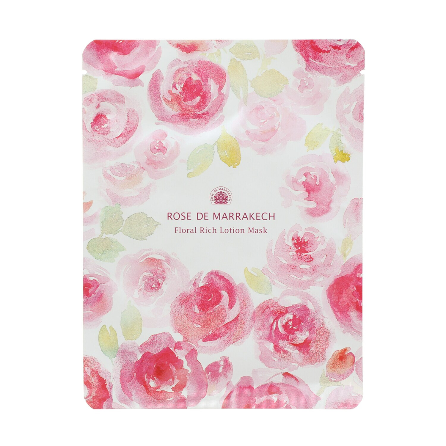 ローズ・ド・マラケシュ 首元までの特別サイズで 保湿・肌引き締めケア フローラル リッチローションマスク ２箱セット