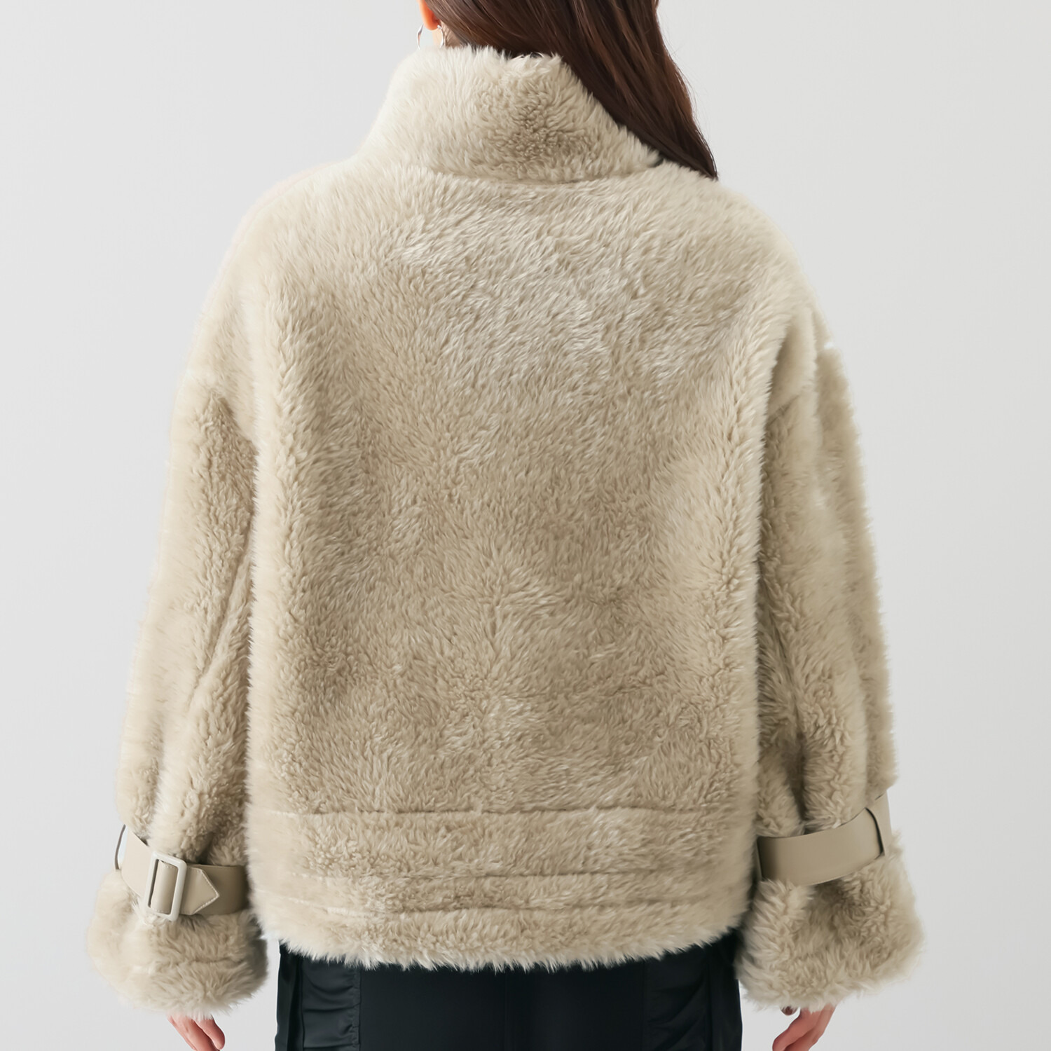 ヘブンアンドアース スエードボンディング ボアジャケット