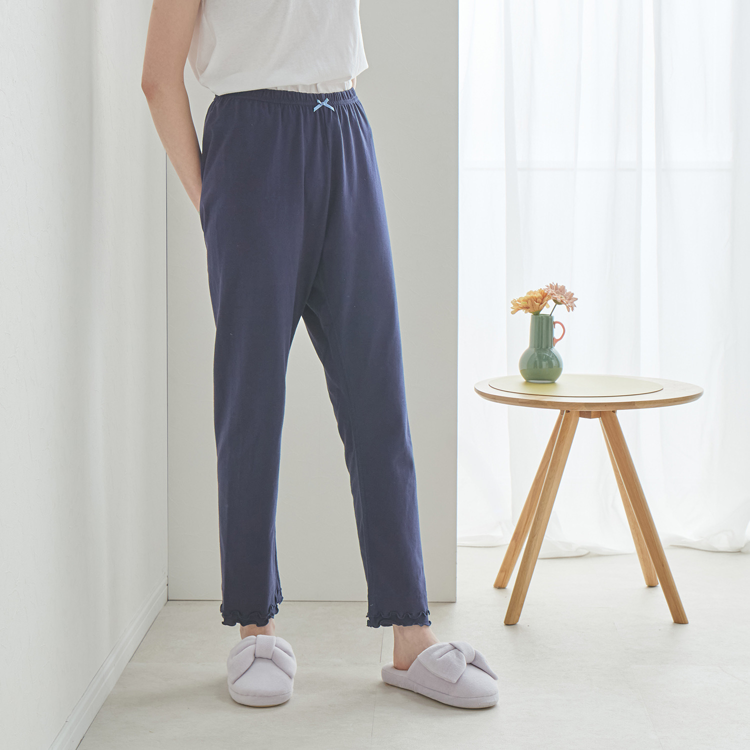 ナルエー コットン１００％ 天竺レギンス