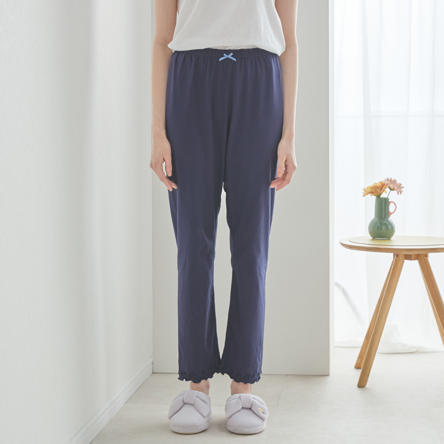 ナルエー コットン１００％ 天竺レギンス