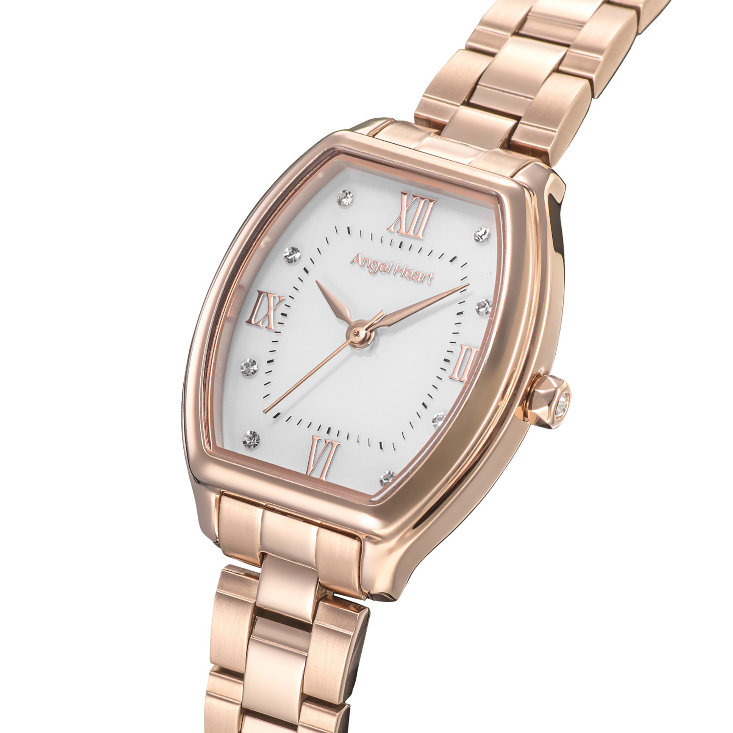 エンジェルハート イノセントタイム トノーフェイス ソーラーウォッチ ＜ピンクゴールドカラー＞