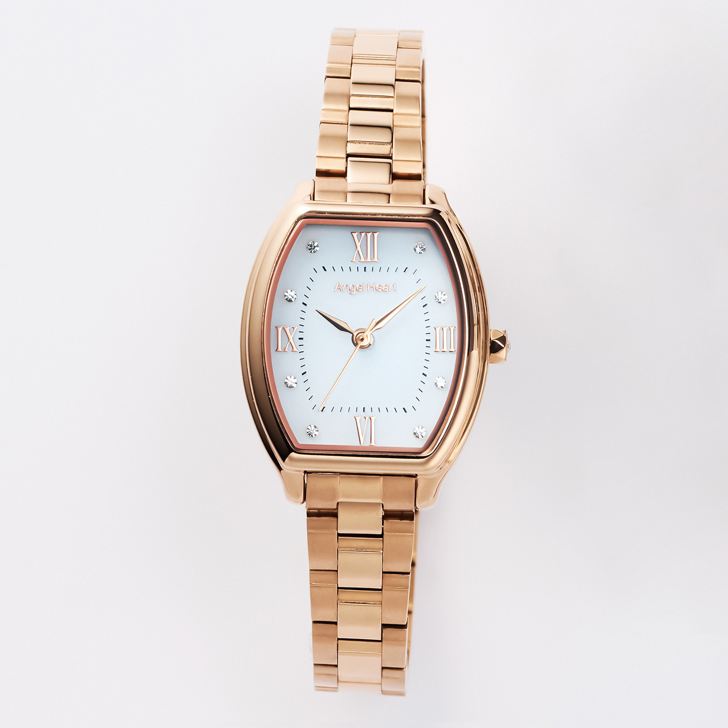 エンジェルハート イノセントタイム トノーフェイス ソーラーウォッチ ＜ピンクゴールドカラー＞