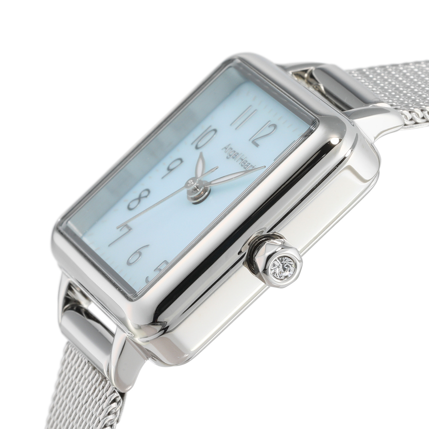 エンジェルハート リトルハート スクエアフェイスウォッチ ＜シルバーカラー＞