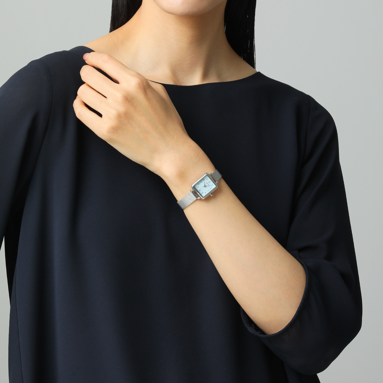 エンジェルハート リトルハート スクエアフェイスウォッチ ＜シルバーカラー＞