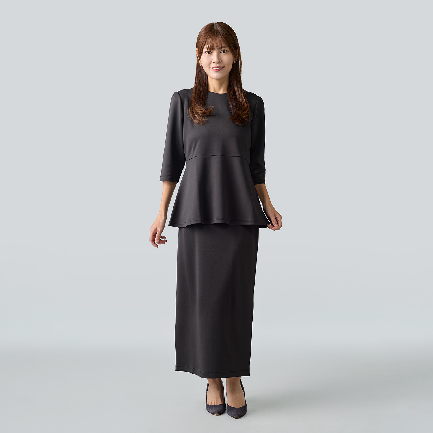 マンスリートライミー 着回し抜群 きれいシルエット トップス＆パンツセット