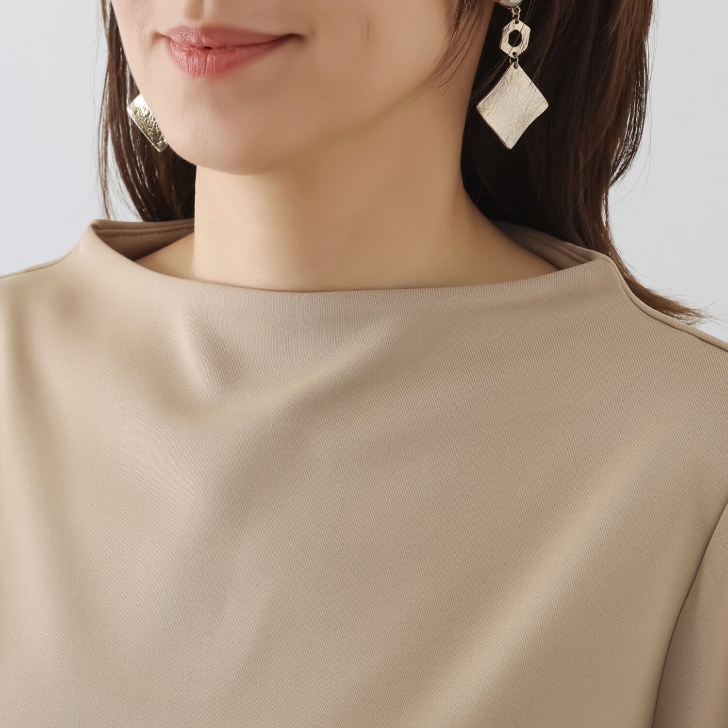 マンスリートライミー 着回し抜群 体形カバートップス＆ すっきりスカートセット