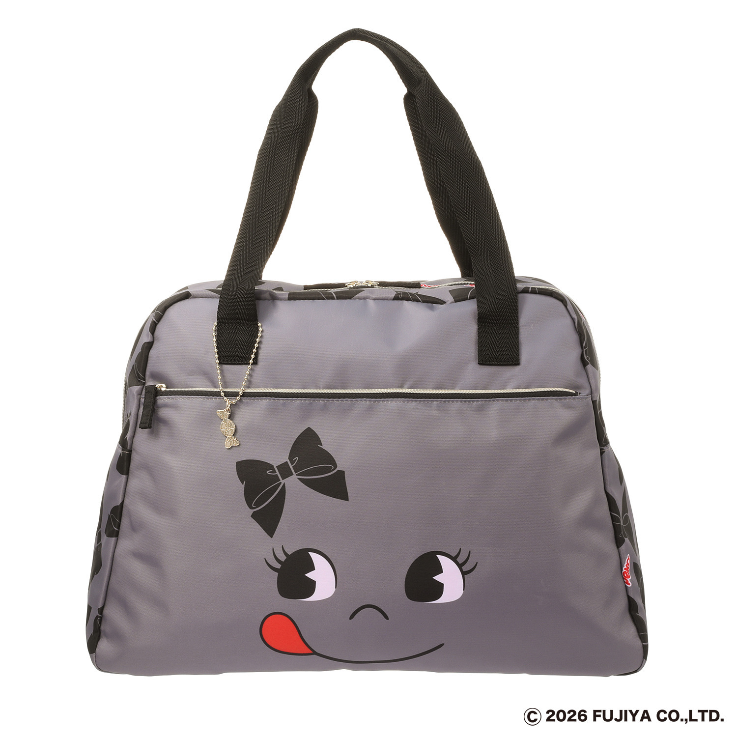 ペコちゃん ポケッタブル トラベルトートバッグ キャンディーチャーム付