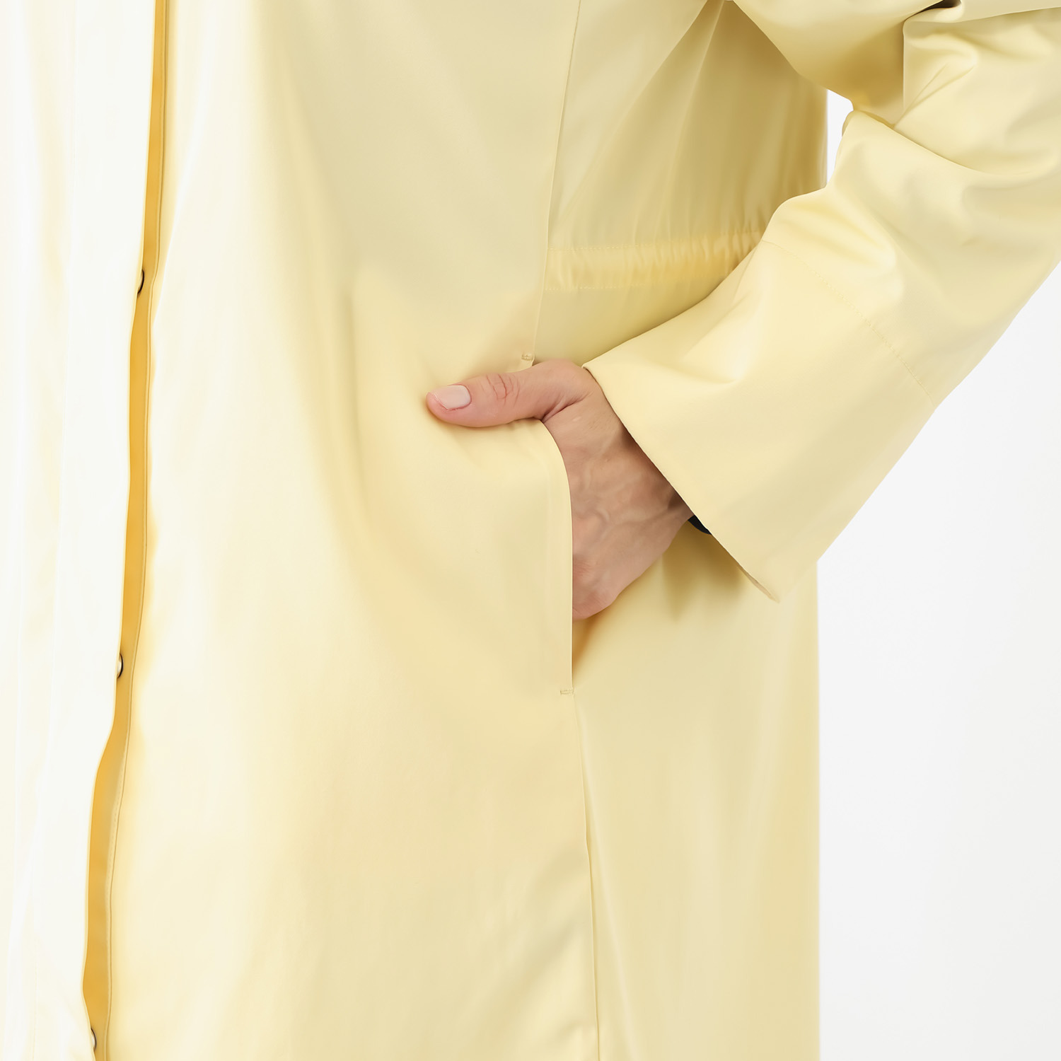 メリオン 春にうれしい機能素材使用 ハイネック Ａラインシルエット スプリングコート