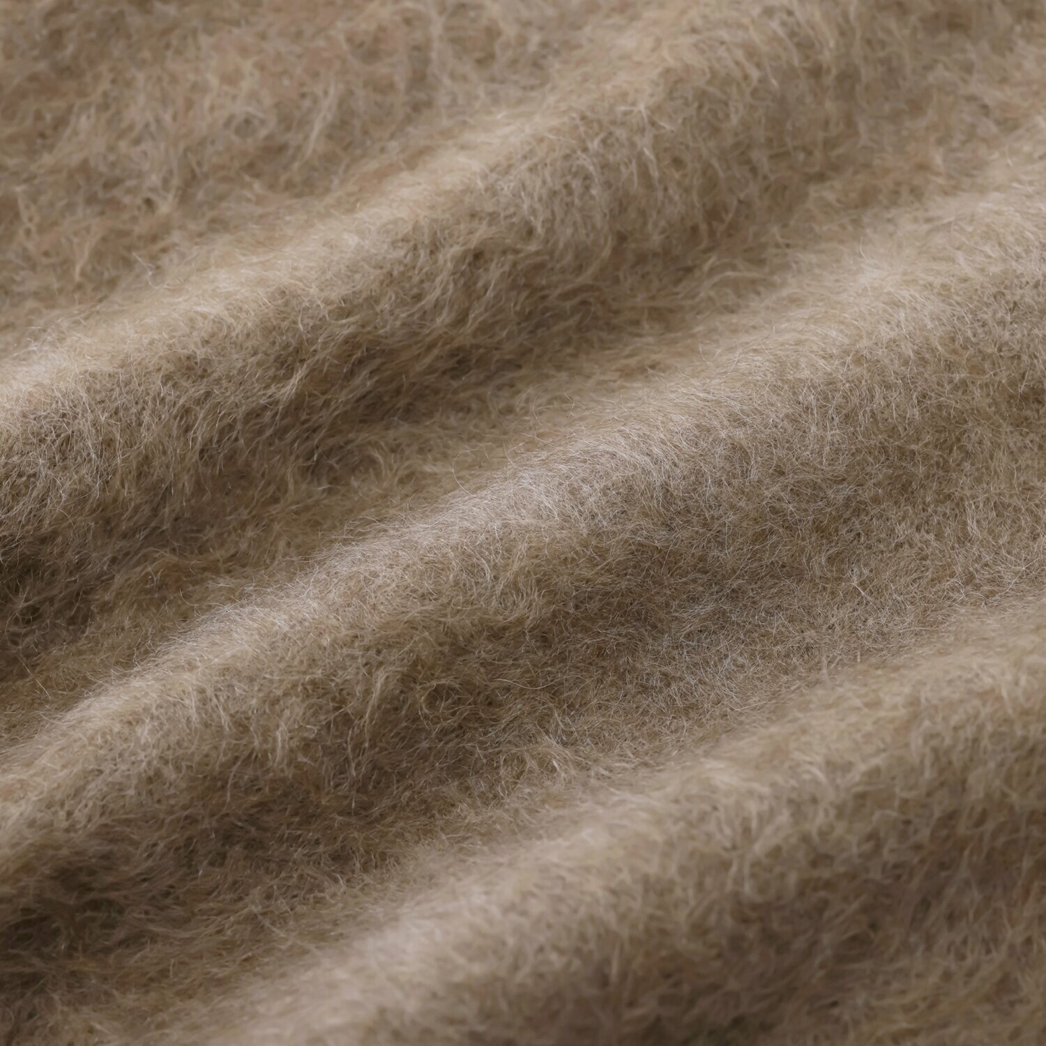 ネイチャーズ 無染色ヤク ファー加工 半袖プルオーバー