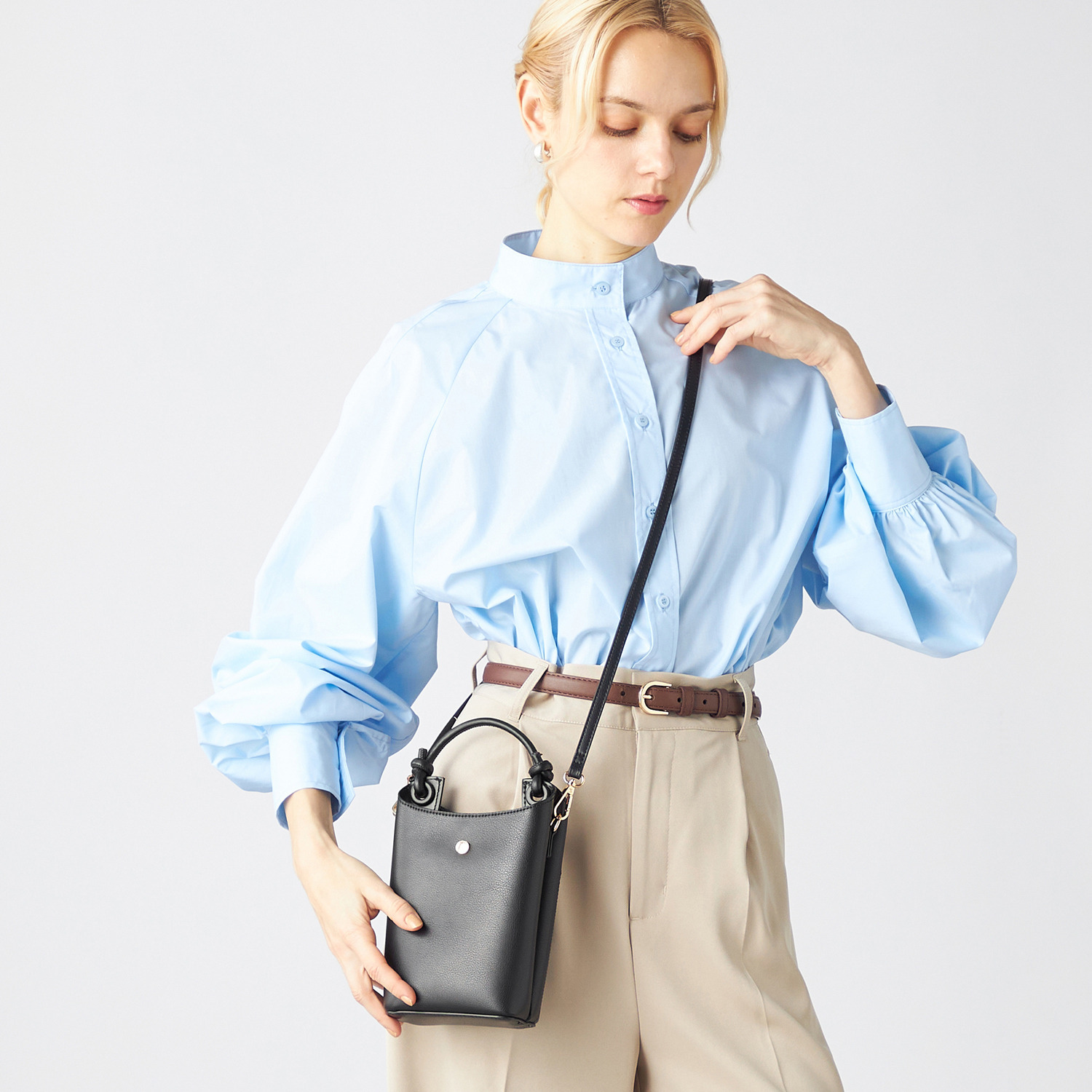 メゾンヴェール はっ水ナイロン ３層構造　軽量 ２ウェイトートバッグ＆ スマホショルダーセット