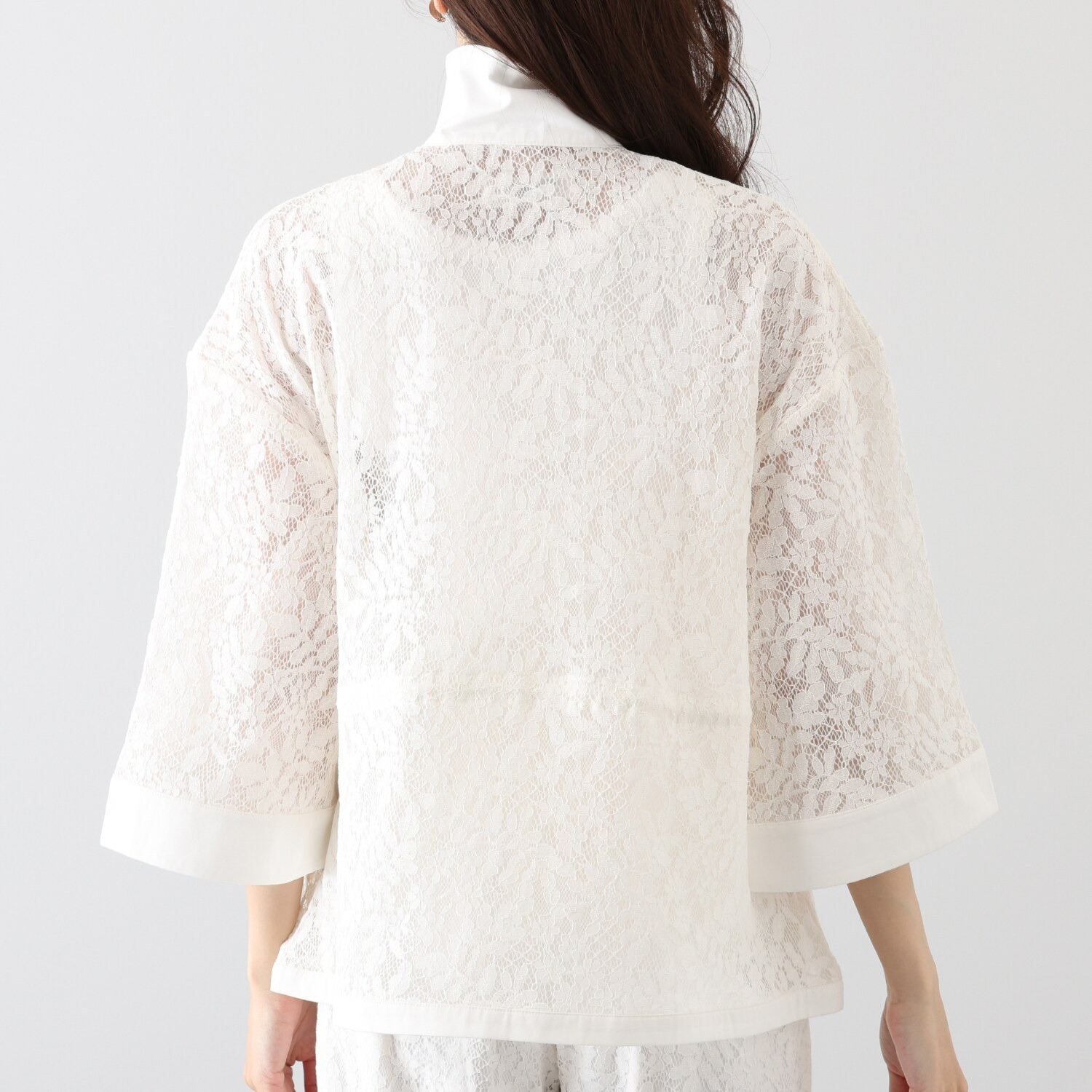 ベラデッソグラツィア ボタニカル柄レース ジャケット