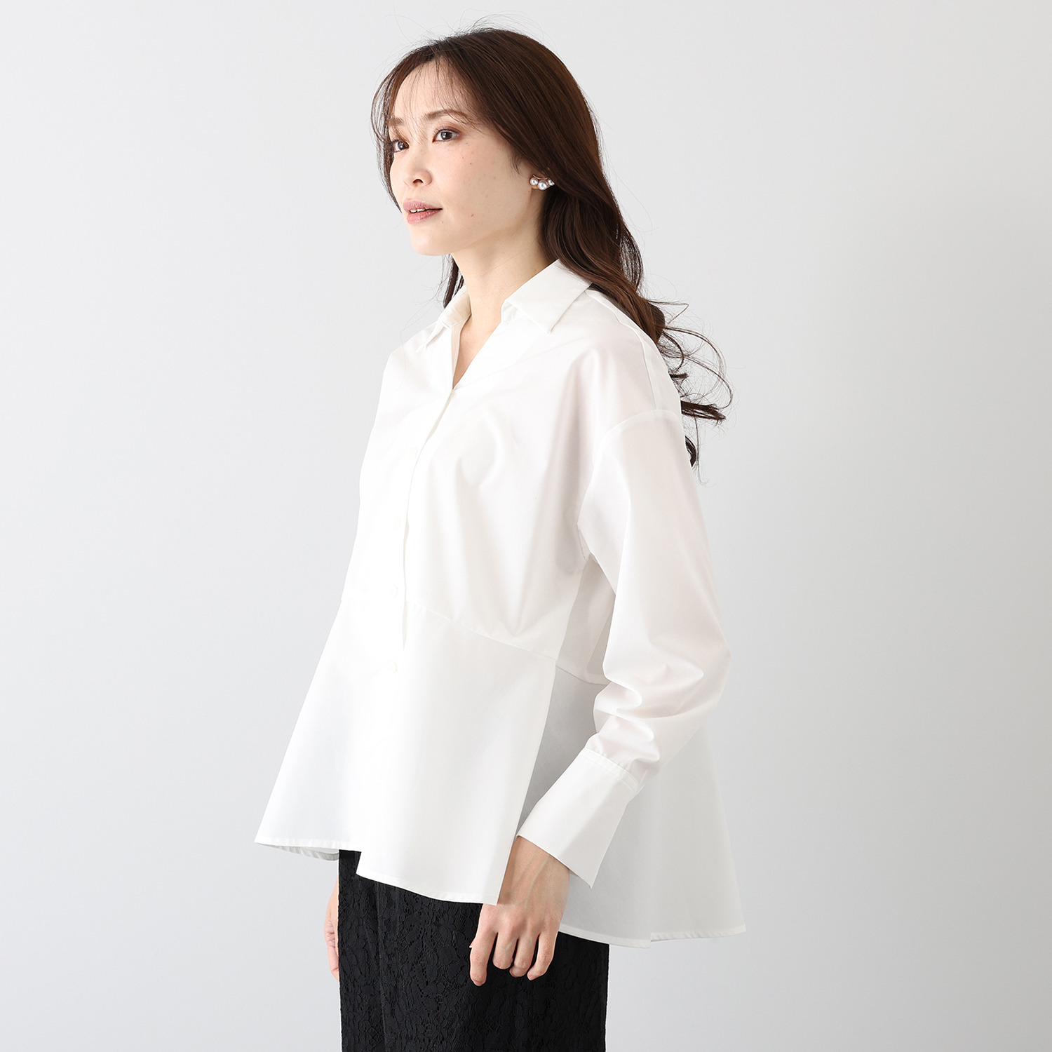 ベラデッソグラツィア フレアーシャツブラウス