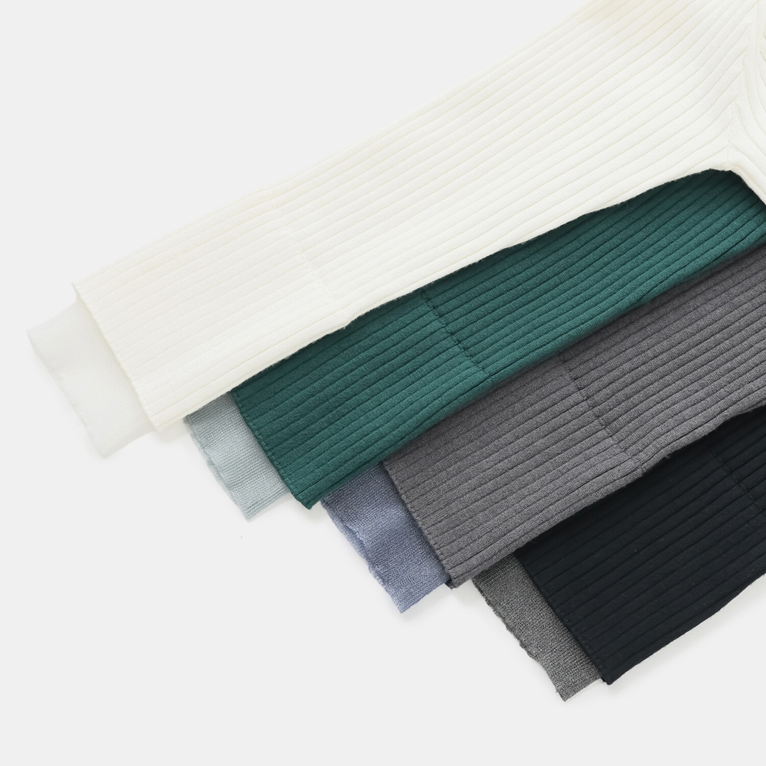 コモエリークローゼット カラーブロック ニットプルオーバー