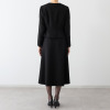 ニュイ ブラックフォーマル 洗濯機で洗える ロング丈アンサンブル 着丈：１１８〜１２０ｃｍ