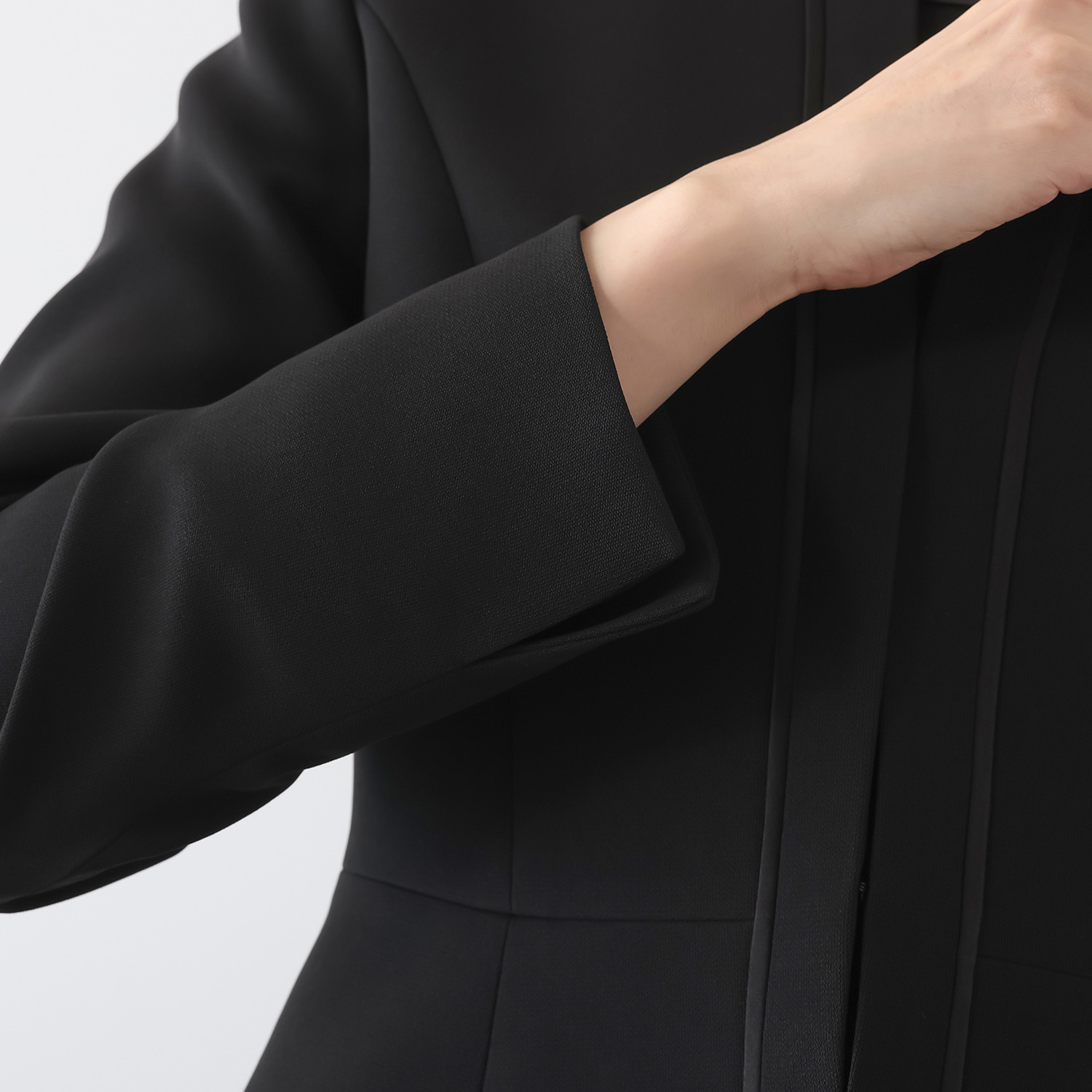 ニュイ ブラックフォーマル 洗濯機で洗える ロング丈アンサンブル 着丈：１１８〜１２０ｃｍ