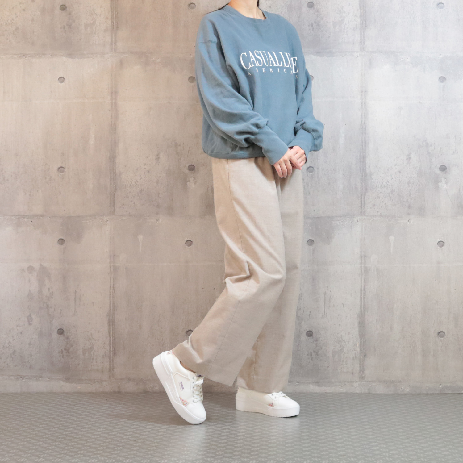 モズ 防水・軽量 厚底プラットフォーム スニーカー