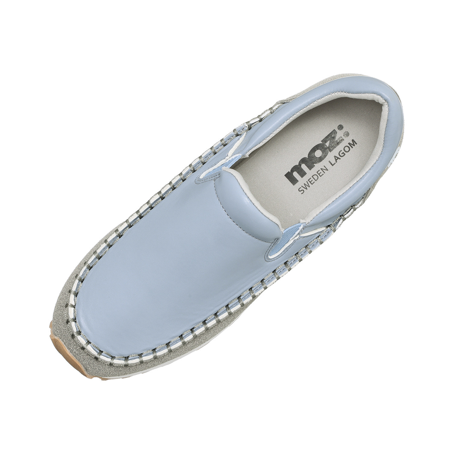 モズ 軽量 モカシンアクセント シューズ