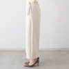エアリーフェアリー ストレッチカルゼ 飾りベルトワイドパンツ