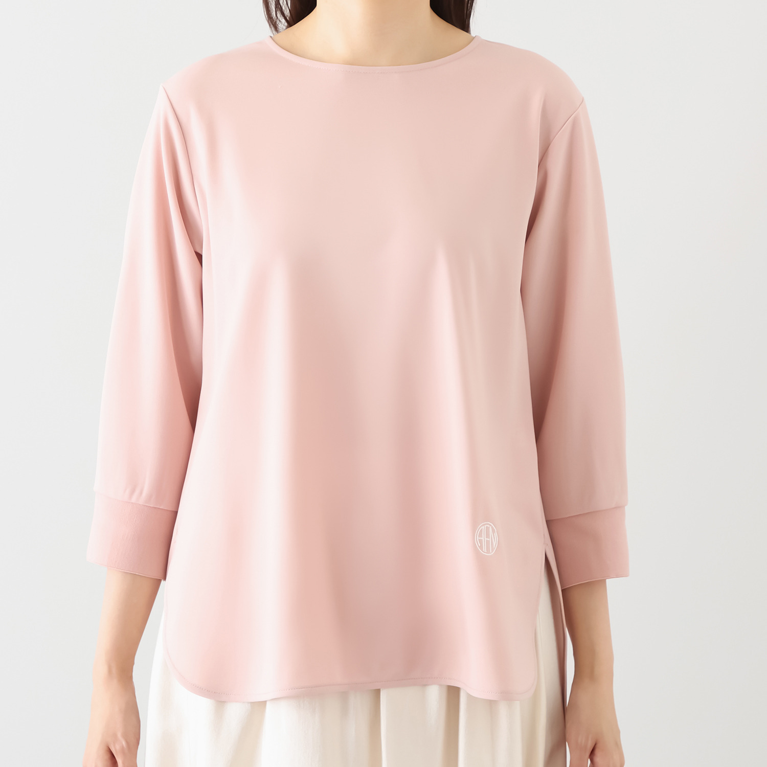 エアリーフェアリー きれいめクルーネック ラウンドヘムプルオーバー