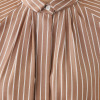 エアリーフェアリー ミニ襟 タックデザイン ストライプシャツ