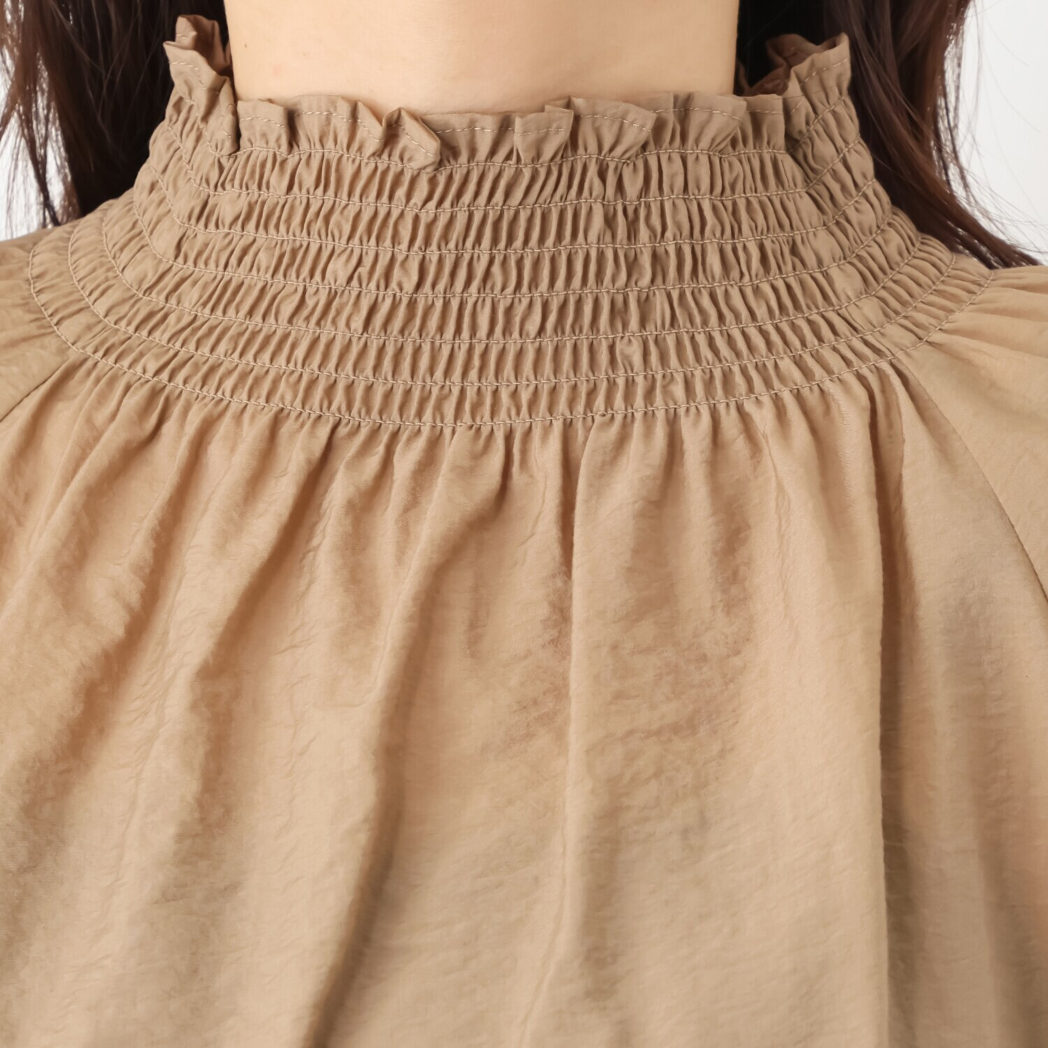 エアリーフェアリー シャーリング 七分袖ブラウス