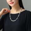 グランシフォレ 淡水パール ロングネックレス