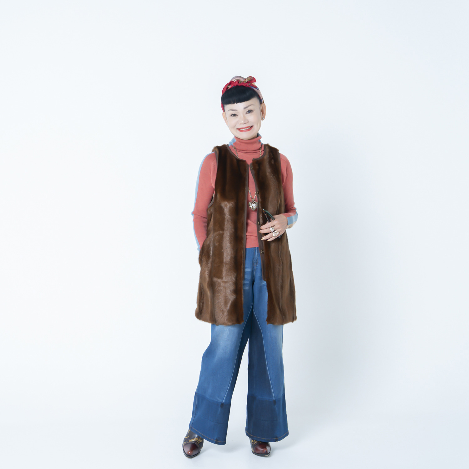 キョウコ　ヒガ エコファー ロングジレ