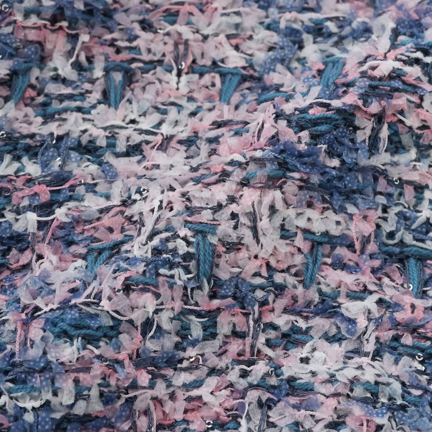 ミューリエ ジャケット見えで リッチ映え 大人のツイード ニットカーディガン