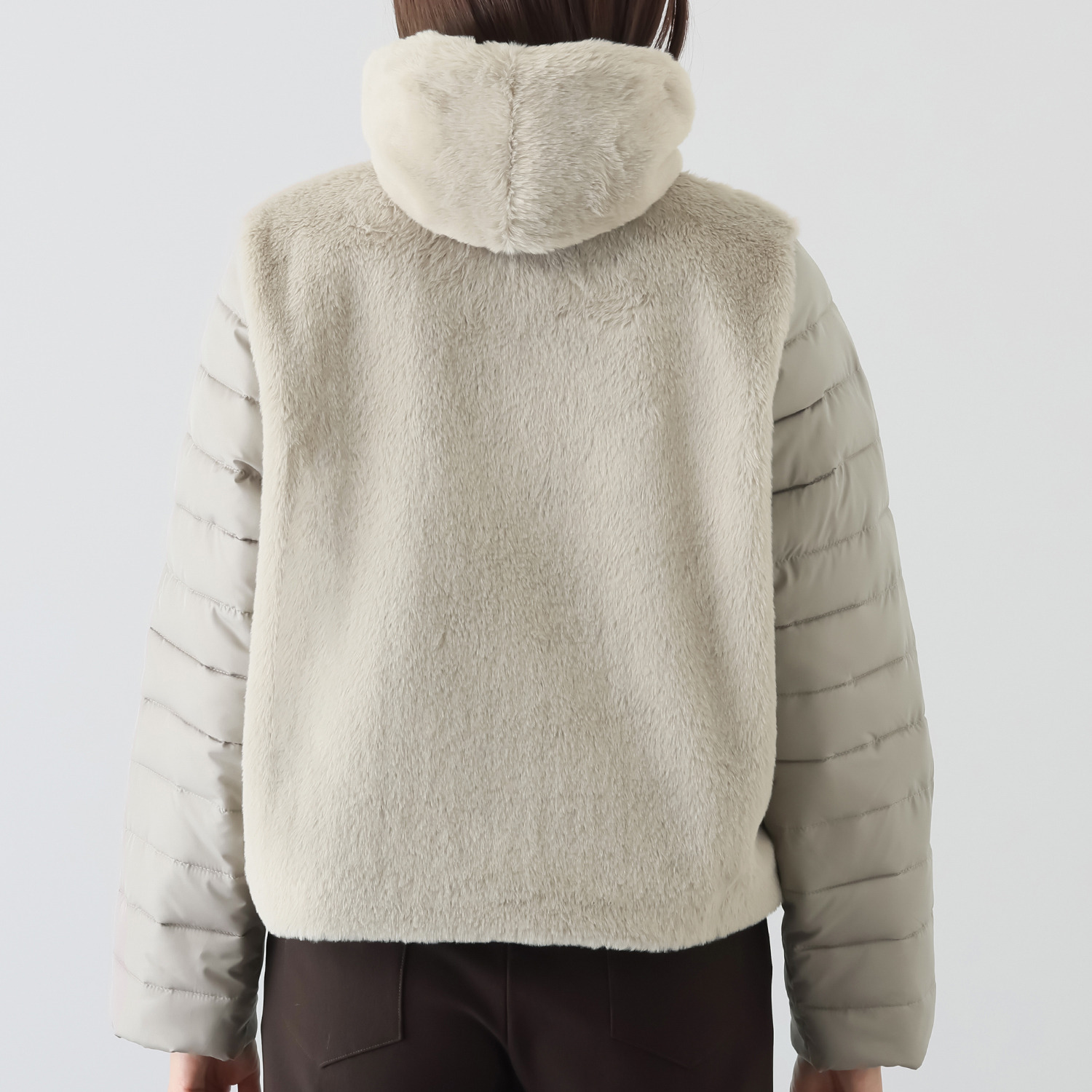 ダジュール ふんわりエコファー ブルゾン