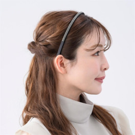 コンプレックス・ビズ クリスタルメッシュ ヘアバンド