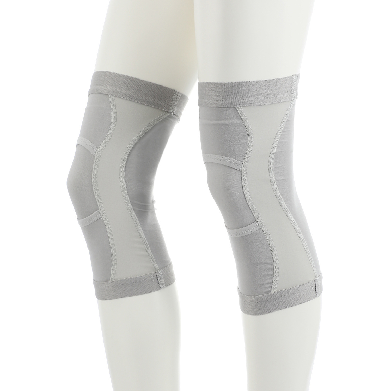 綿混素材で優しく 快適な着け心地 皮膚感覚ひざサポーター アルコーホット ２枚組