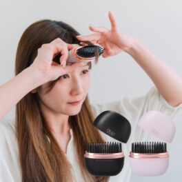 髪のうねりや乱れ ササッとちょい直し リウム ポータブル ストレートコーム ヘアアイロン