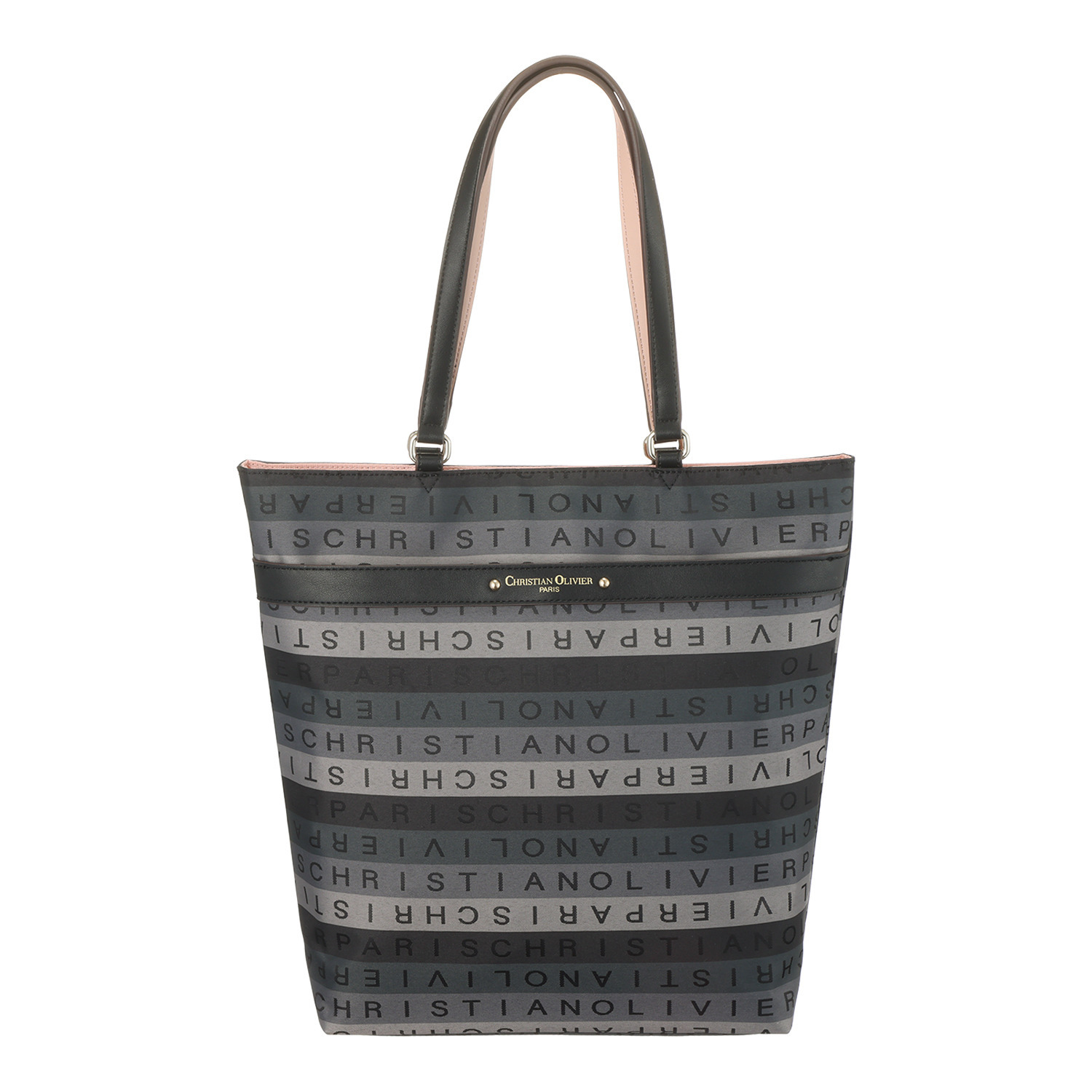 クリスチャン　オリビエ はっ水 グラデーションジャガード トートバッグ
