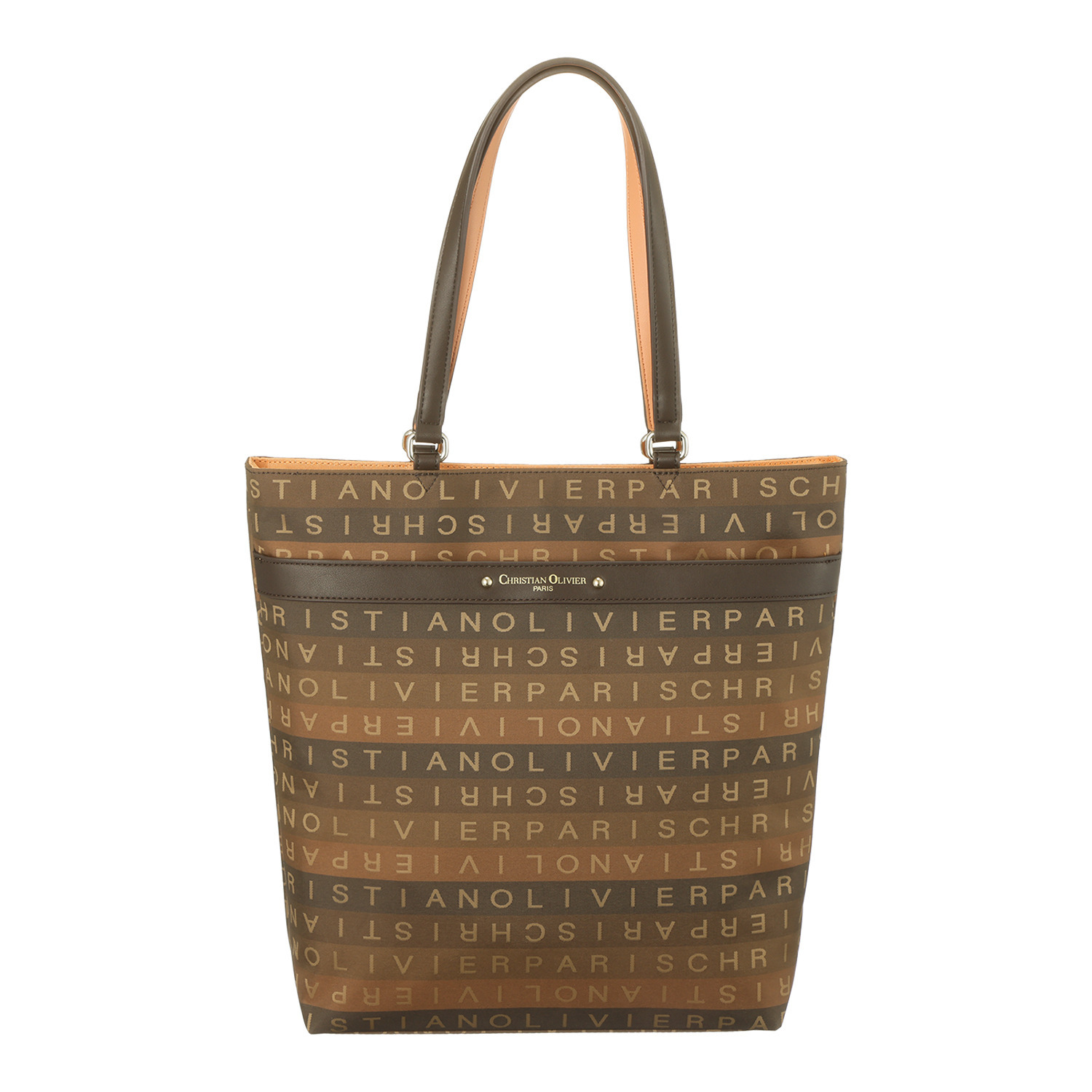 クリスチャン　オリビエ はっ水 グラデーションジャガード トートバッグ