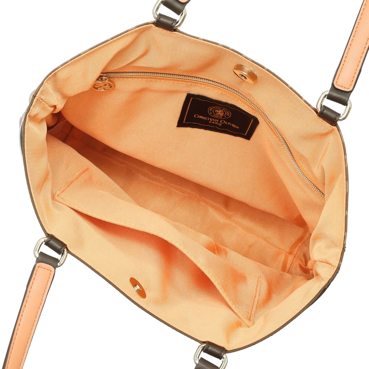 クリスチャン　オリビエ はっ水 グラデーションジャガード トートバッグ