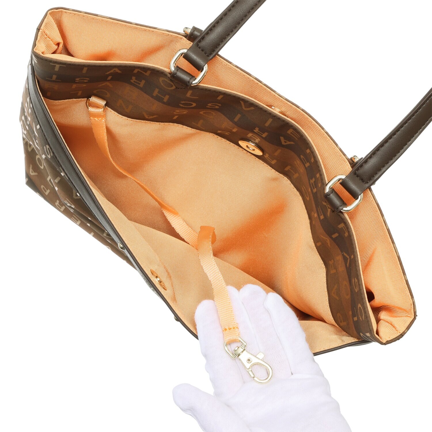 クリスチャン　オリビエ はっ水 グラデーションジャガード トートバッグ