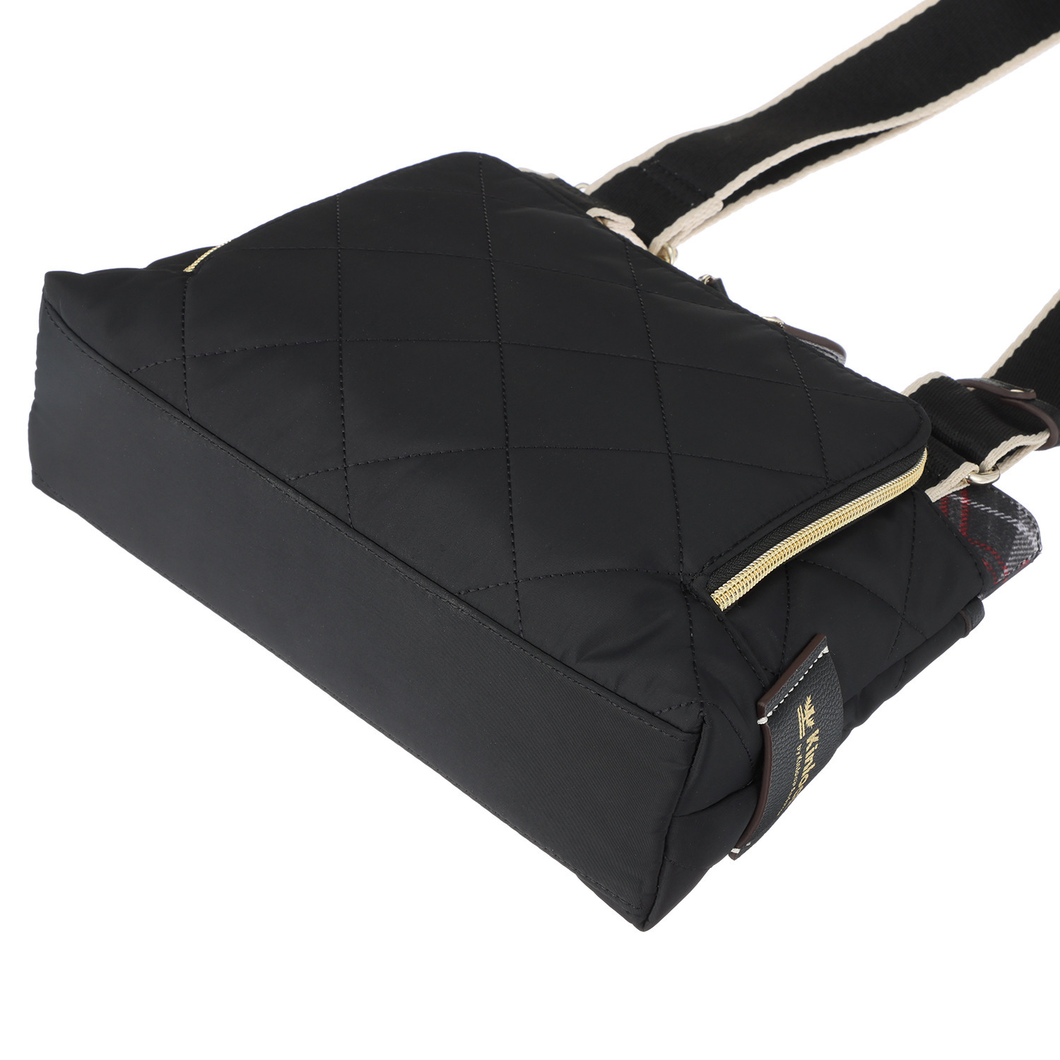 キンロック　バイ キンロックアンダーソン ダイヤモンドキルティング Ｌ字型ファスナー ショルダーバッグ