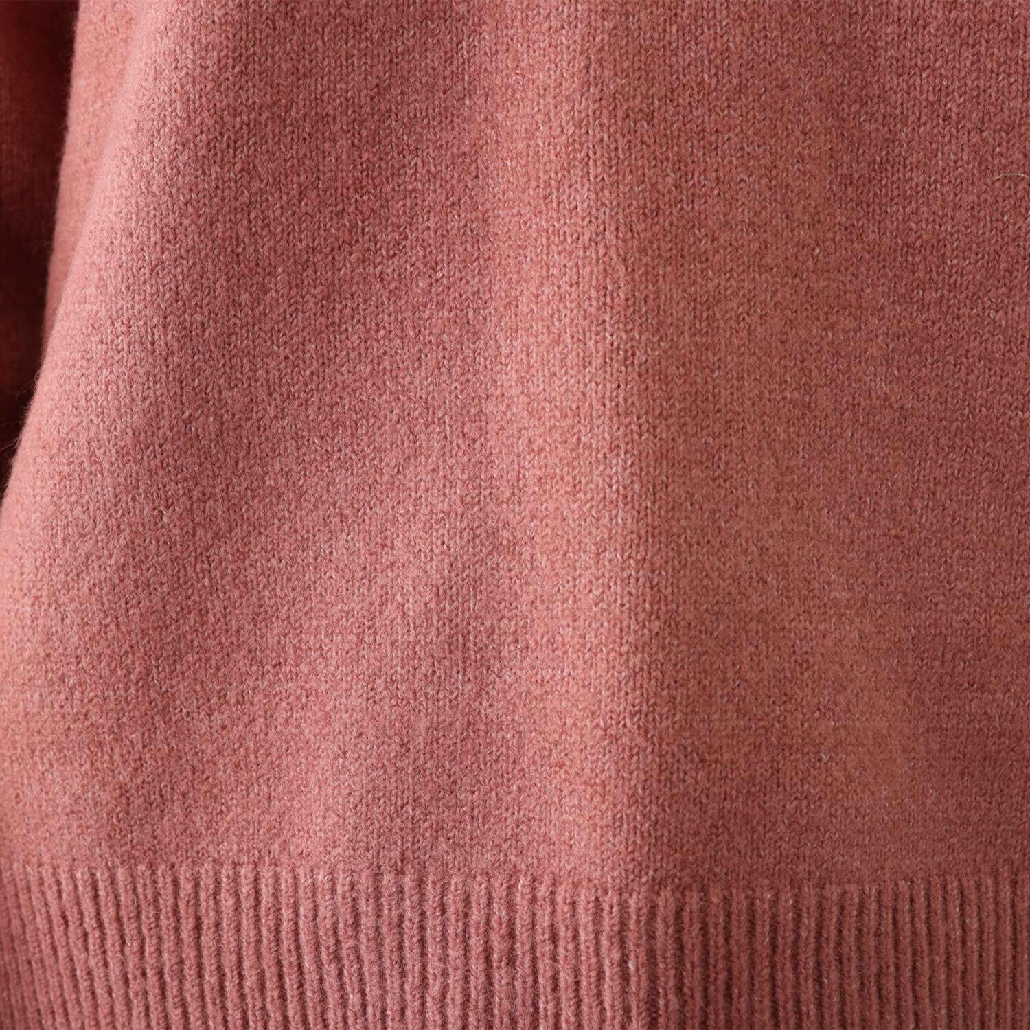 エムズ　スタイル ロゴジャガード リラックスできる 大人ニットプルオーバー