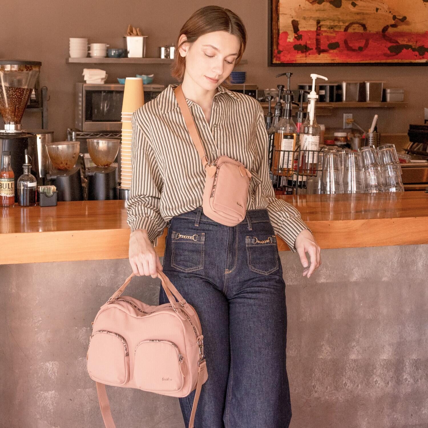 ビサイユ ２０周年アニバーサリー はっ水 “ボタニカーラ” プレミアム２ウェイバッグ