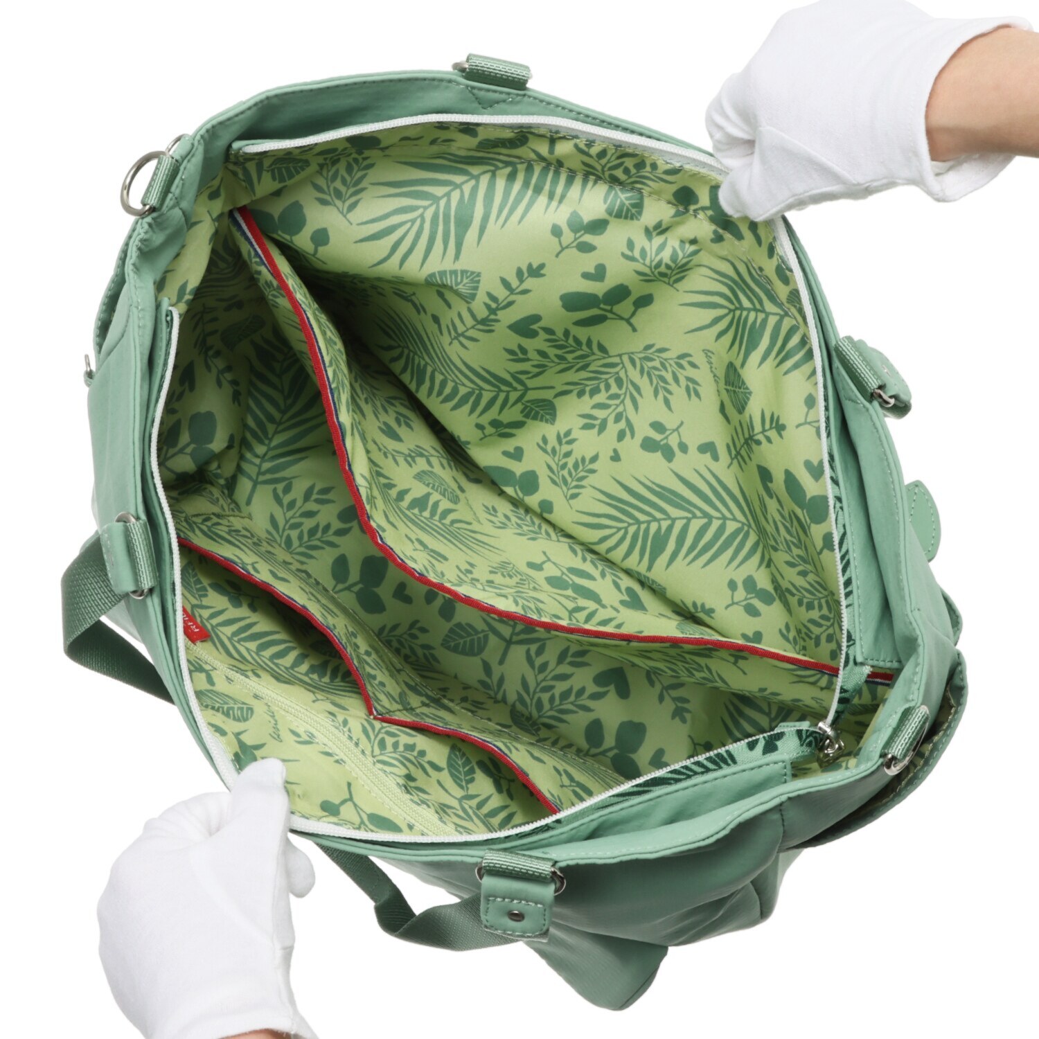 ビサイユ ２０周年アニバーサリー はっ水 “ボタニカーラ” きれいめ大容量Ｂ４ ３ウェイトートバッグ