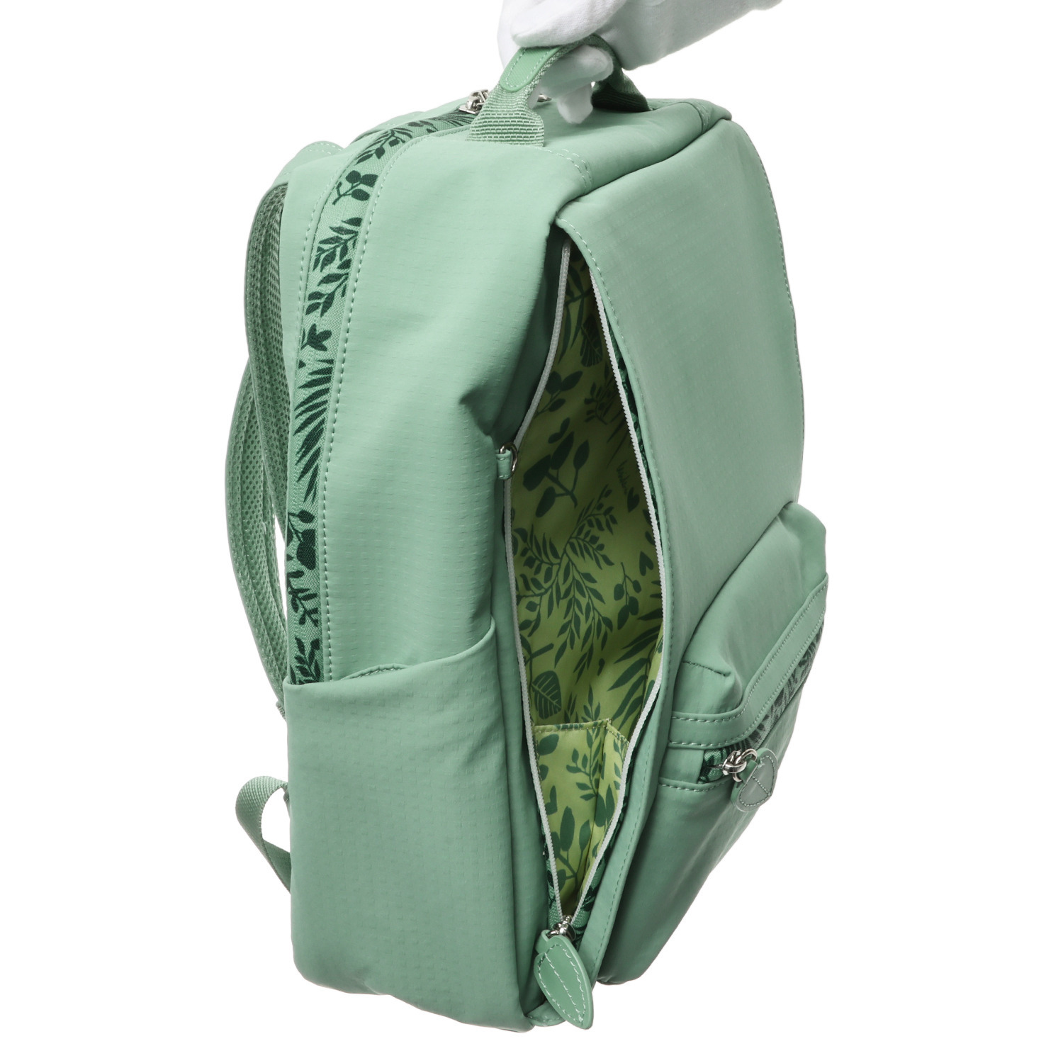 ビサイユ ２０周年アニバーサリー はっ水 “ボタニカーラ” すっきり収納Ａ４サイズ ３ウェイスクエアリュック