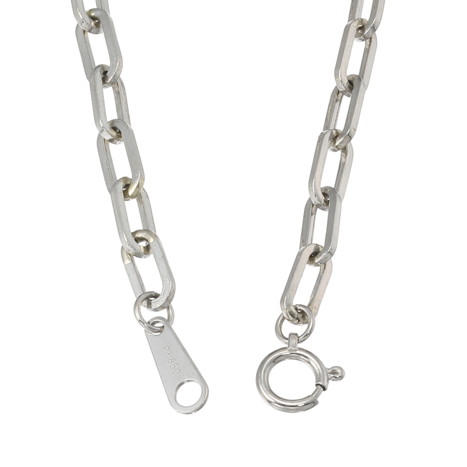 オーサムジュエリー プラチナ８５０ ボリューム ホローネックレス