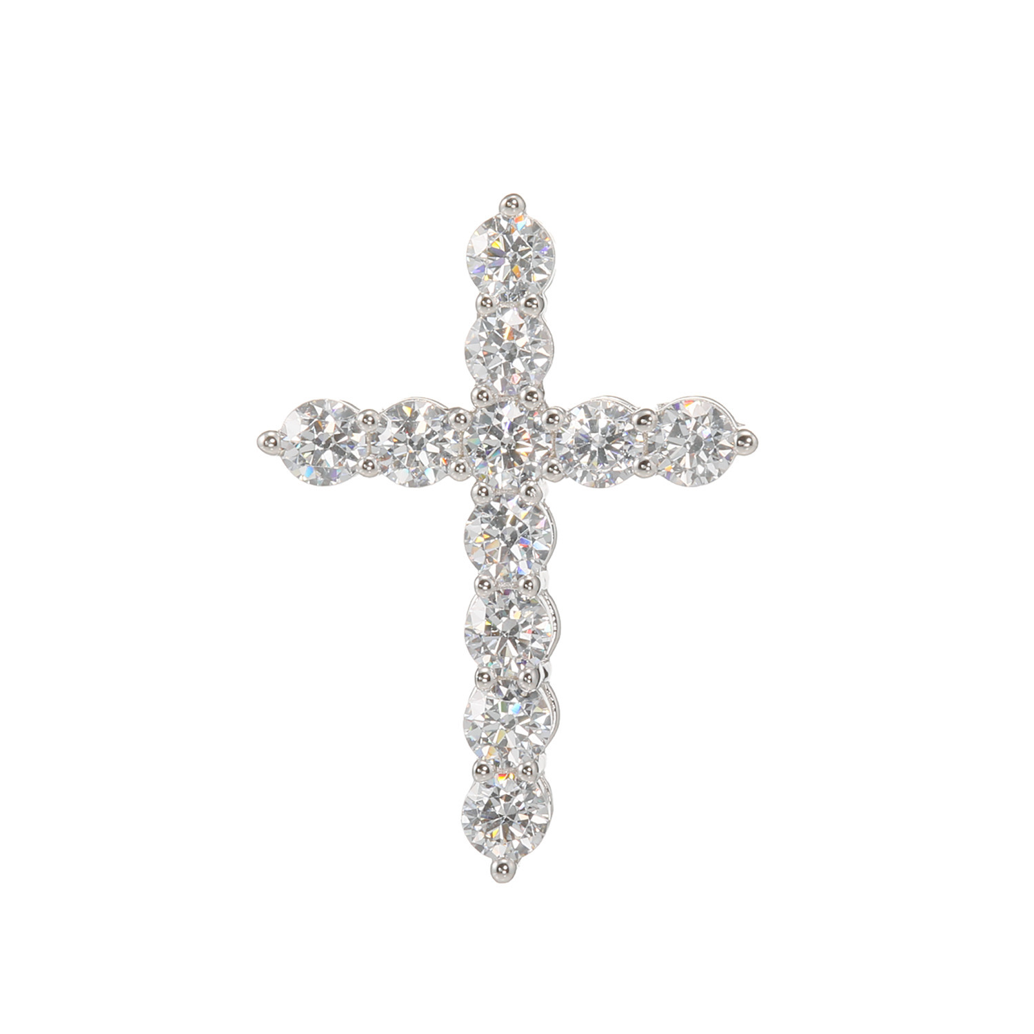 ブリランテステッラ シルバー ＣＺ グランデクロス デザインペンダントトップ