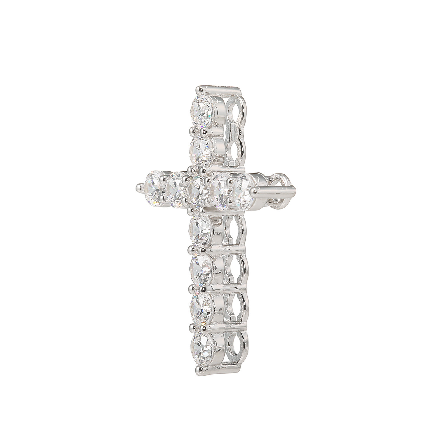 ブリランテステッラ シルバー ＣＺ グランデクロス デザインペンダントトップ