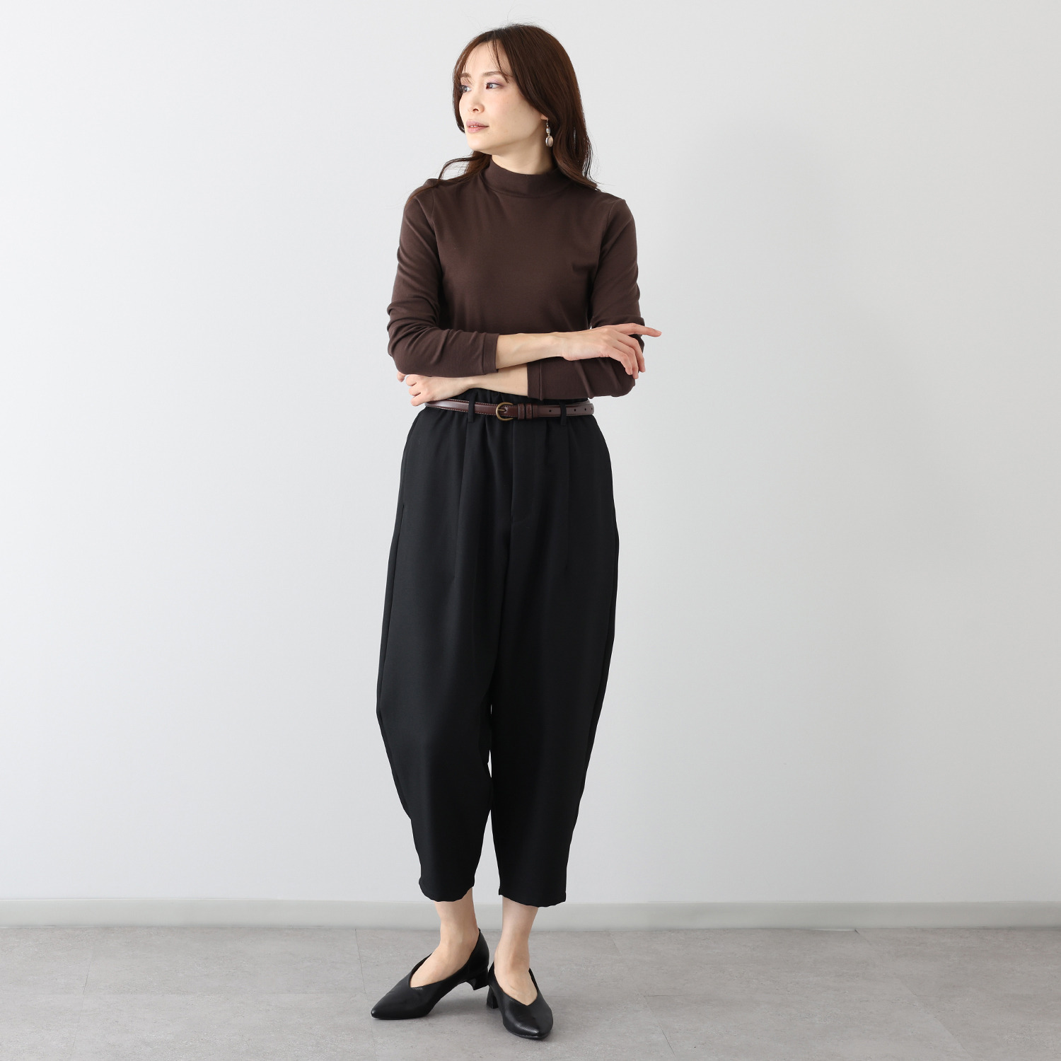 エイガールズ ＬＯＴＵＳシリーズ スビン綿混 マシュふわ（Ｒ） ハイネックプルオーバー