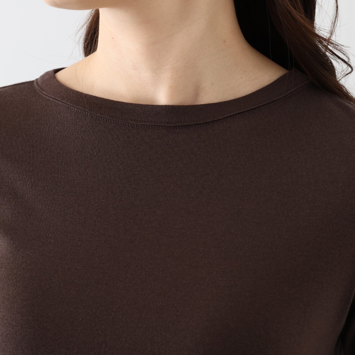 エイガールズ ＬＯＴＵＳシリーズ スビン綿混 マシュふわ（Ｒ） ボートネックプルオーバー