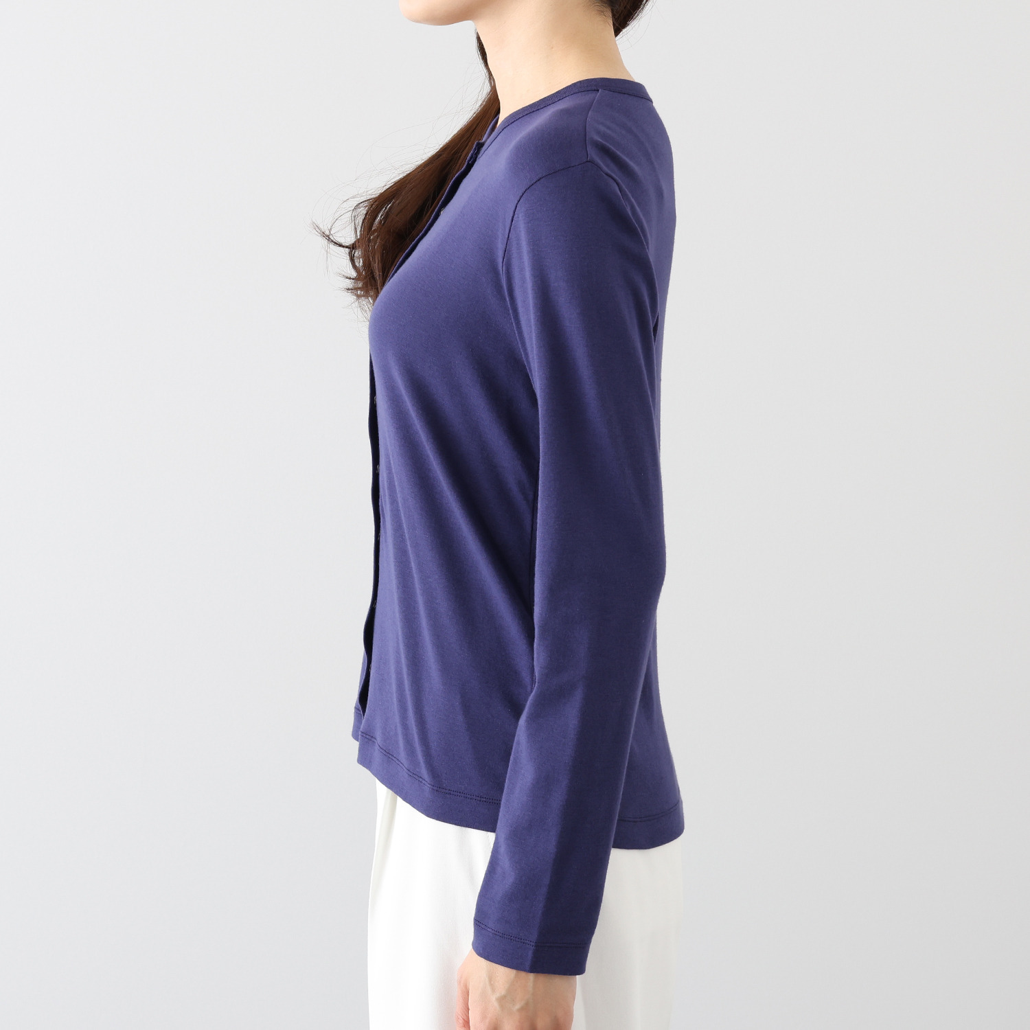 エイガールズ ＬＯＴＵＳシリーズ スビン綿混 マシュふわ（Ｒ） カーディガン