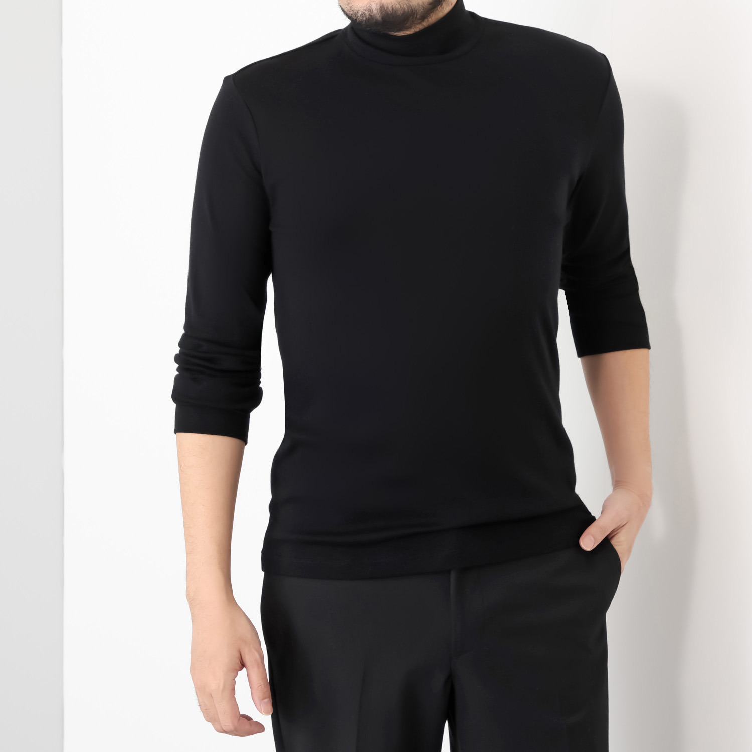 エイガールズ ＬＯＴＵＳシリーズ スビン綿混 マシュふわ（Ｒ） ハイネックプルオーバー ＜メンズ＞